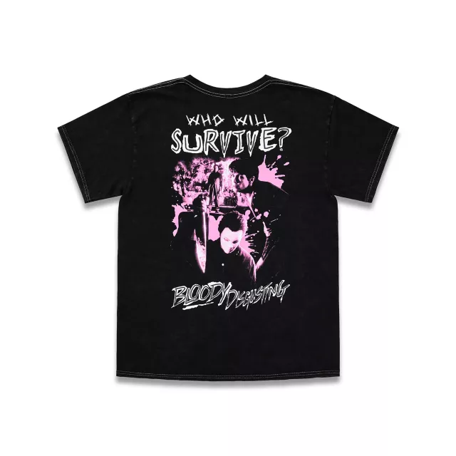 Halloween Michael Myers x Bloody Disgusting Who Will Survive T Shirt