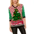 Light-Up Real Thicc n' Sprucy Christmas Sweater at Spencer's