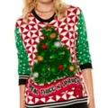 Light-Up Real Thicc n' Sprucy Christmas Sweater at Spencer's