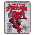 Spider-Man Comic Book Fleece Blanket at Spencer's
