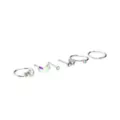 Multi-Pack CZ Star and Rainbow Nose Pin and Hoop Rings 6 Pack - 20 Gauge at Spencer's