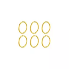 Multi-Pack 14K Gold Hinge Hoops 6 Pack - 16 Gauge at Spencer's