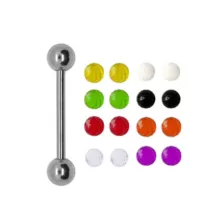 G23 Titanium Barbell with Extra Balls 16 Pack - 14 Gauge at Spencer's