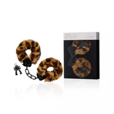Heavy Gauge Cheetah Furry Cuffs - Pleasure Bound at Spencer's