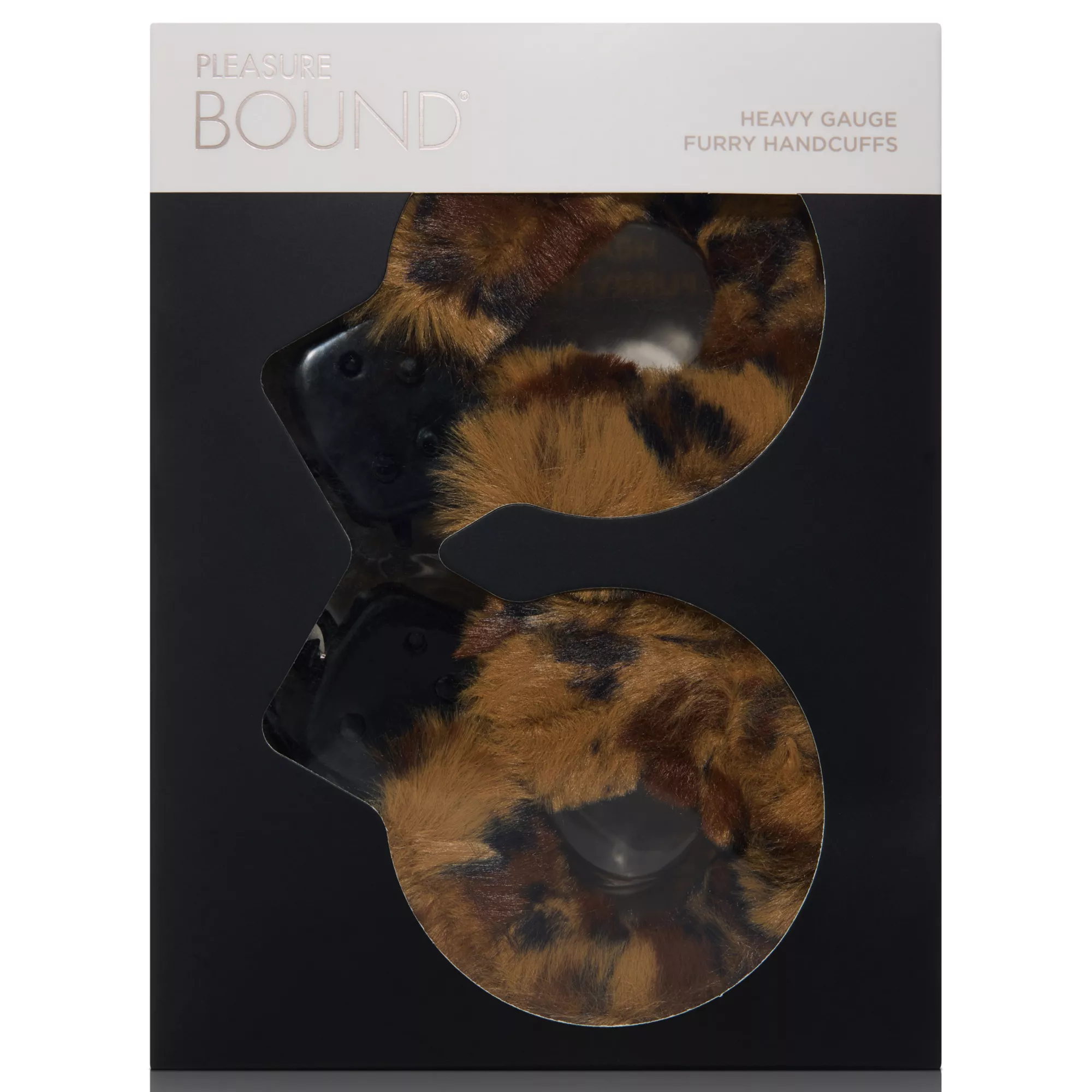 Heavy Gauge Cheetah Furry Cuffs - Pleasure Bound