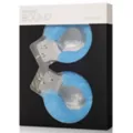 Light Blue Furry Handcuffs - Pleasure Bound at Spencer's