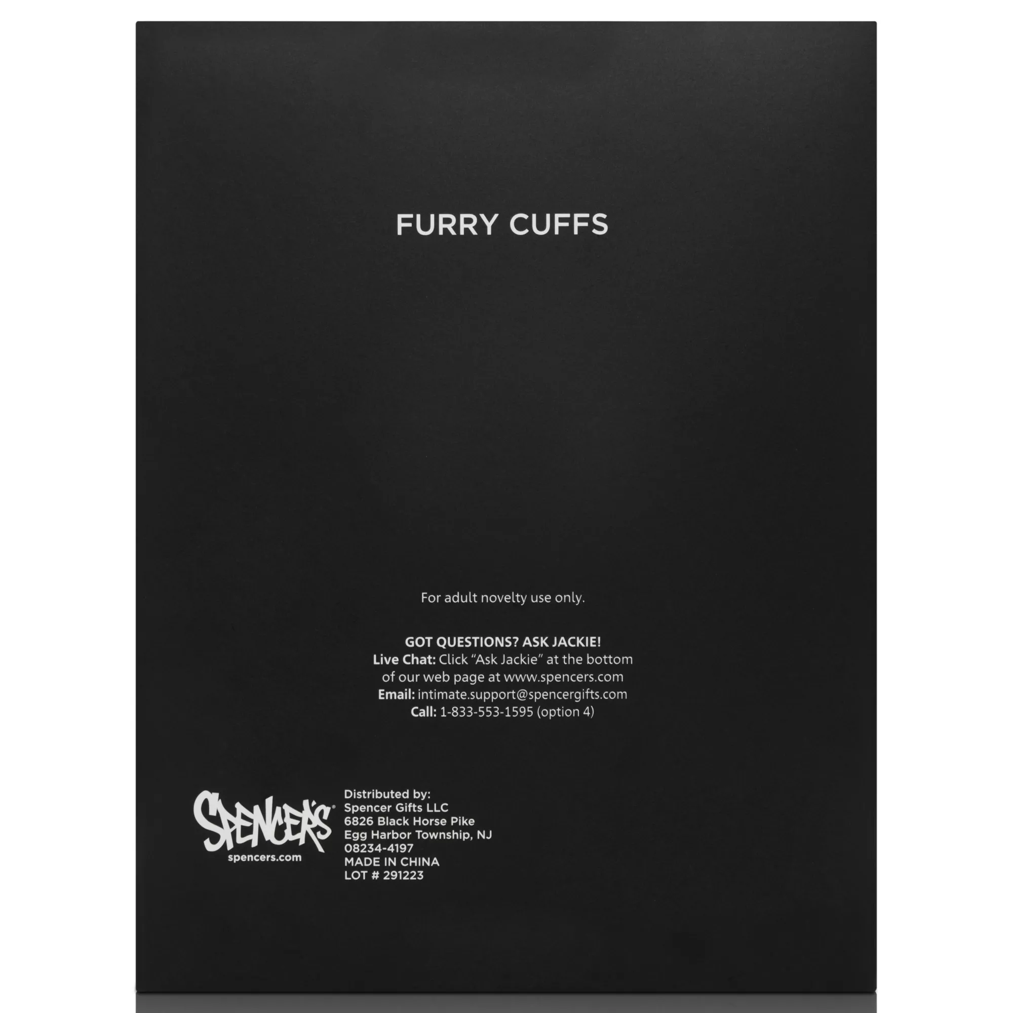 Light Blue Furry Handcuffs - Pleasure Bound at Spencer's