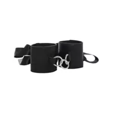 Black Silk Cuffs at Spencer's