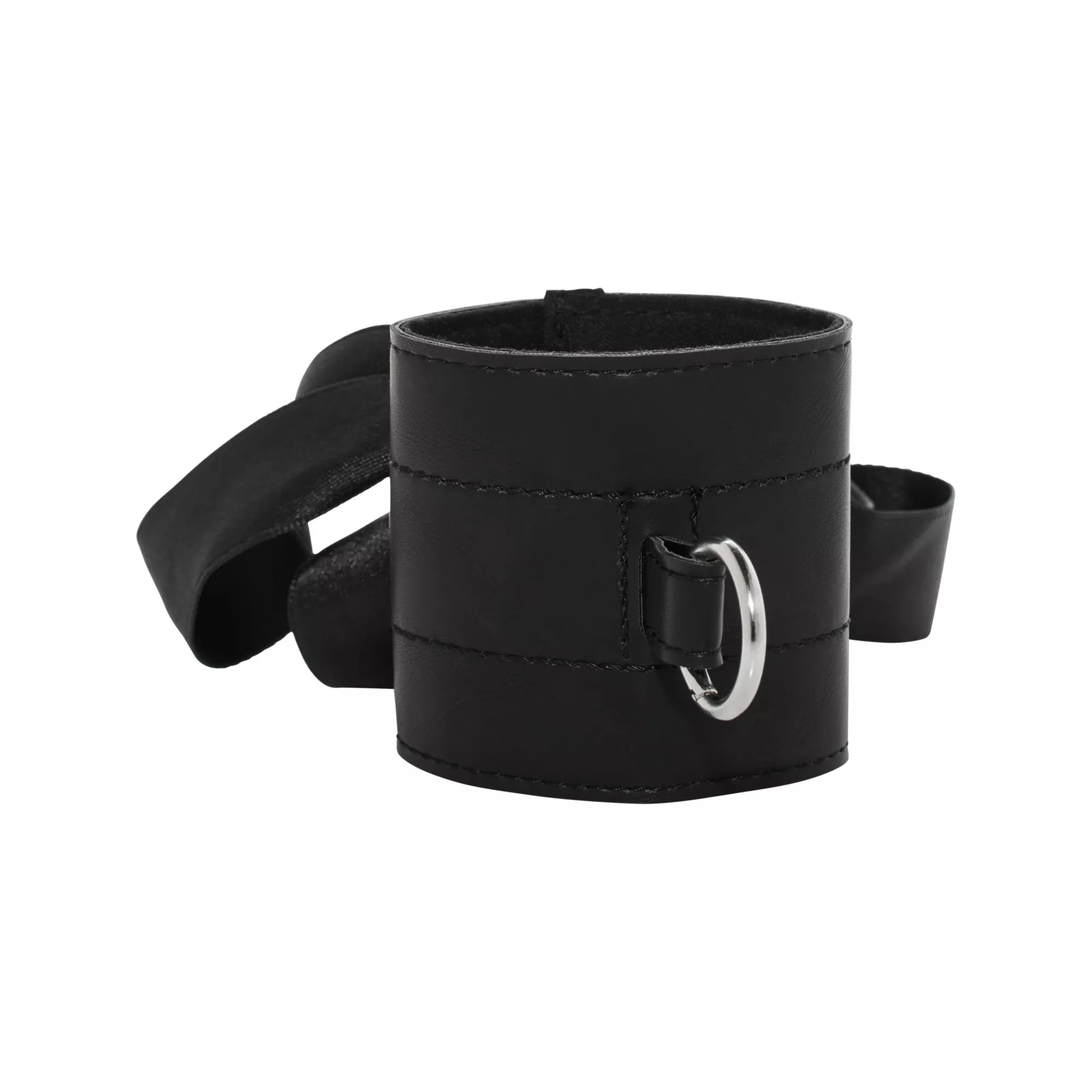 Black Silk Cuffs at Spencer's