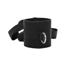 Black Silk Cuffs at Spencer's
