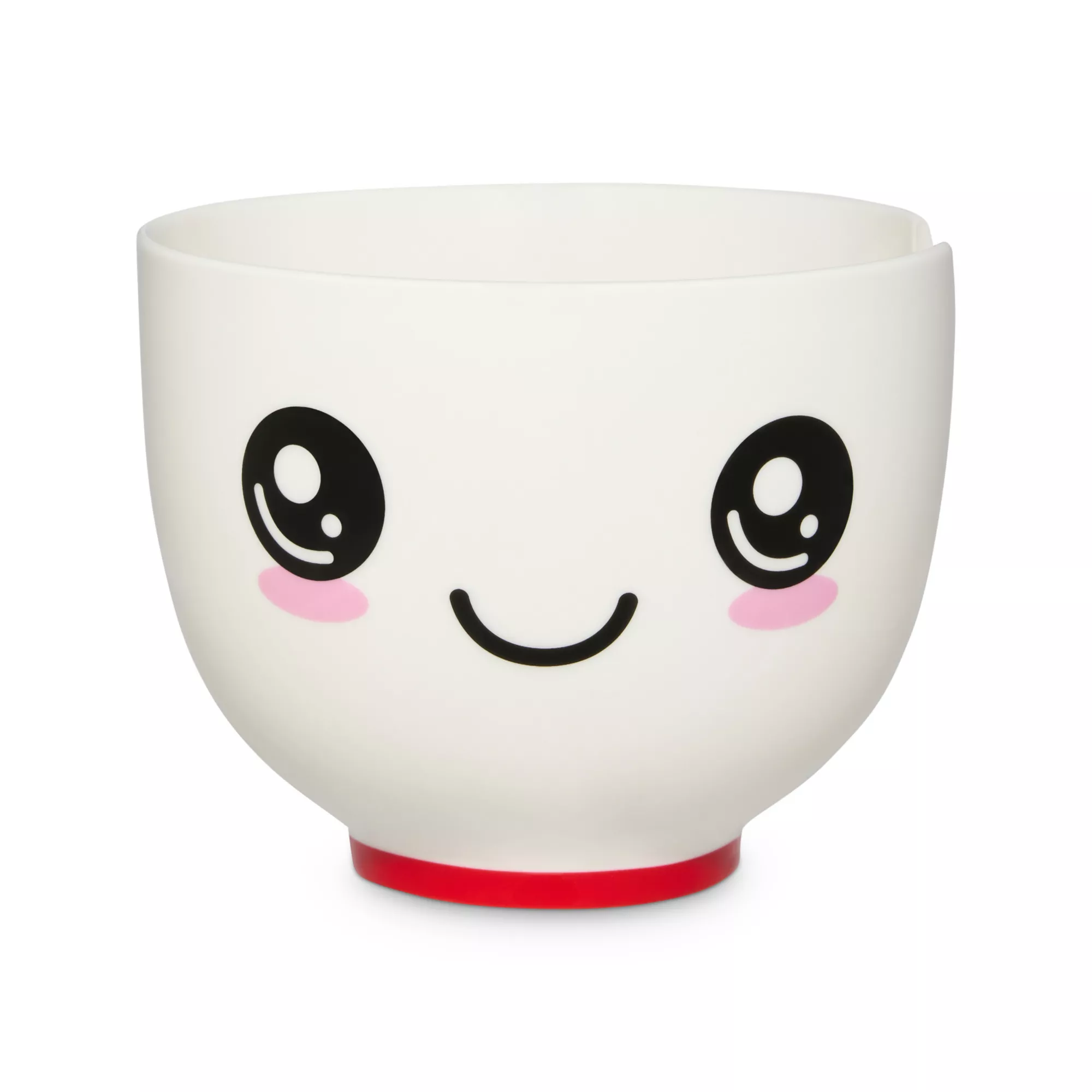 Kawaii Face Ramen Bowl with Lid and Chopsticks