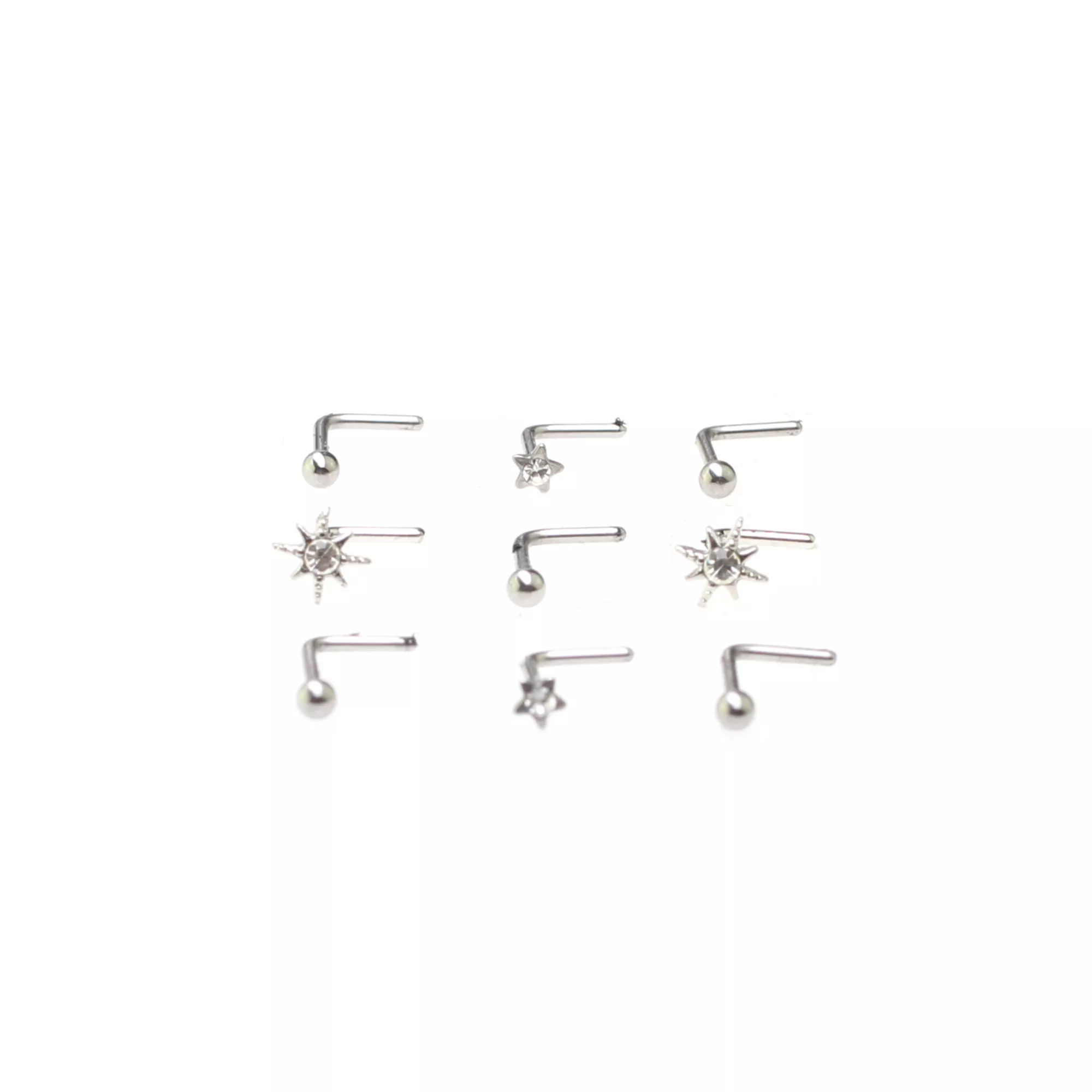 Multi-Pack Star Struck Nose L-Bends 9 Pack - 20 Gauge