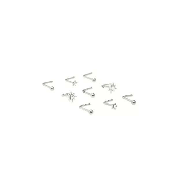 Multi-Pack Star Struck Nose L-Bends 9 Pack - 20 Gauge