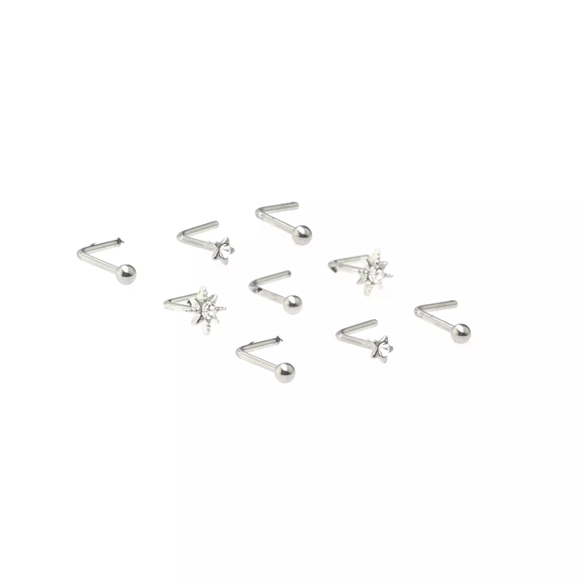 Multi-Pack Star Struck Nose L-Bends 9 Pack - 20 Gauge