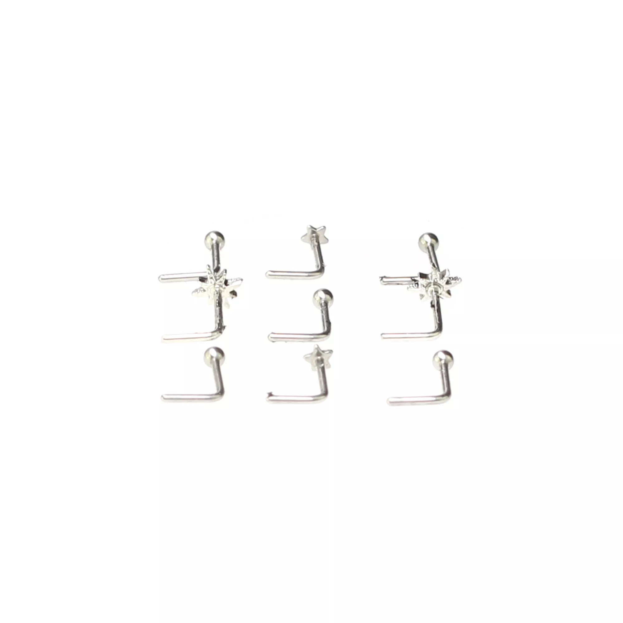 Multi-Pack Star Struck Nose L-Bends 9 Pack - 20 Gauge