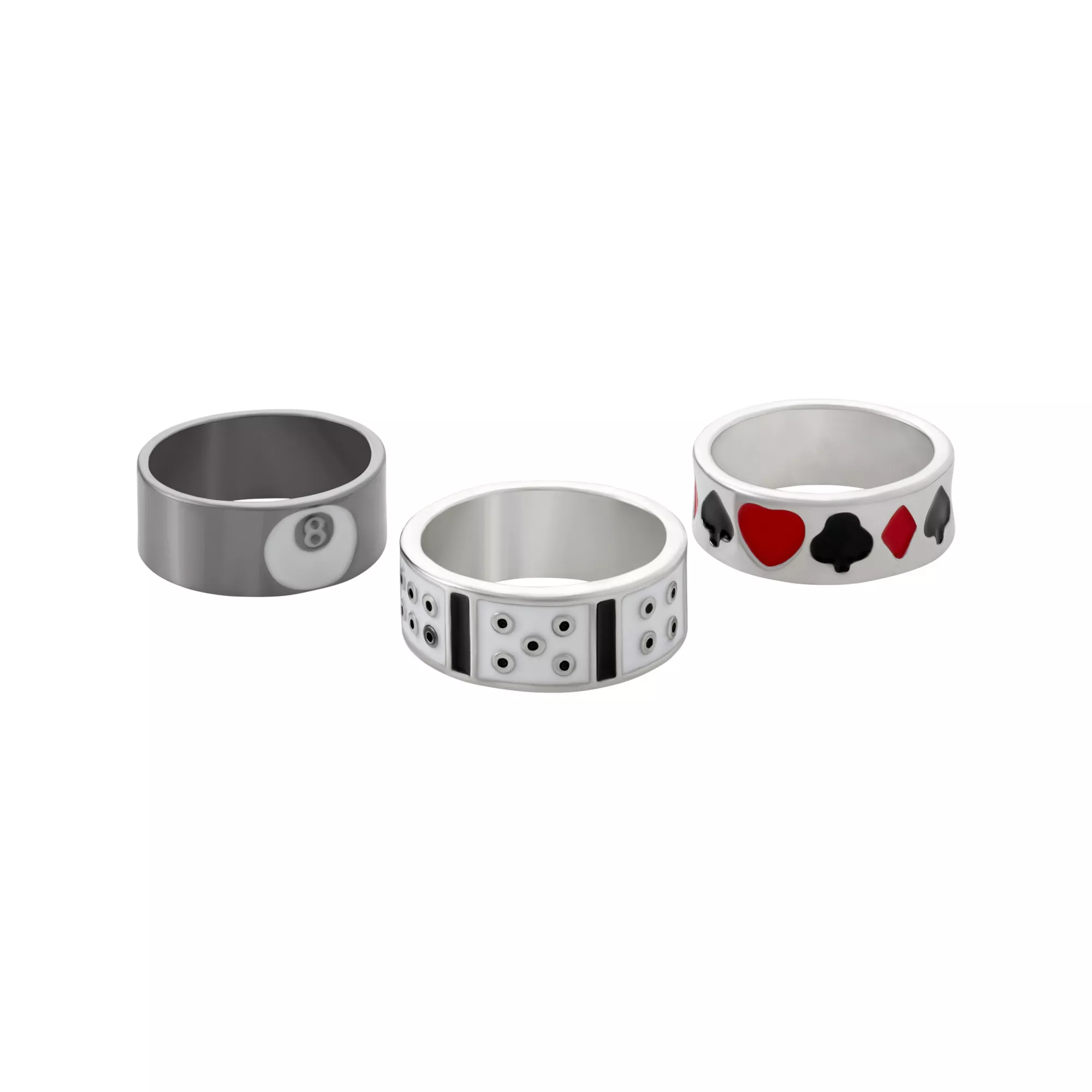 Multi-Pack Dice Playing Card Rings - 3 Pack at Spencer's