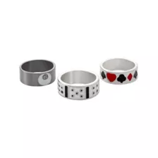 Multi-Pack Dice Playing Card Rings - 3 Pack at Spencer's