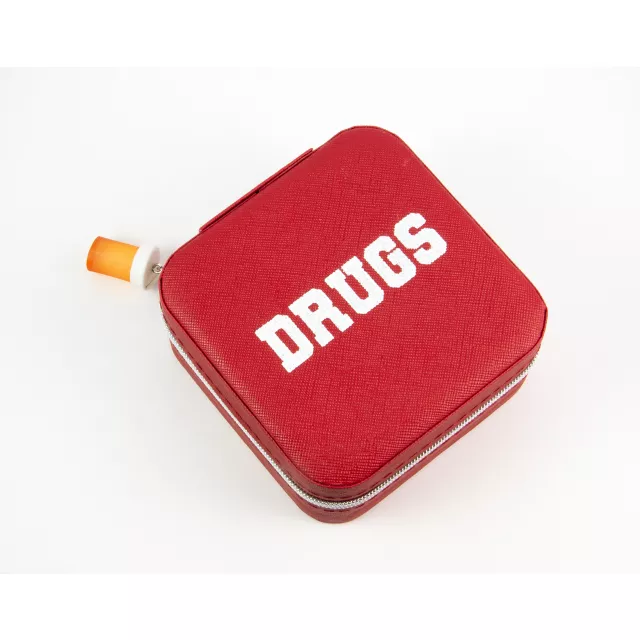 Drugs Red Travel Case at Spencer's