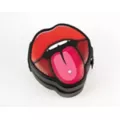 Red Lips and Tongue Travel Case at Spencer's