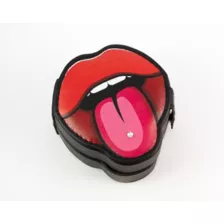 Red Lips and Tongue Travel Case at Spencer's