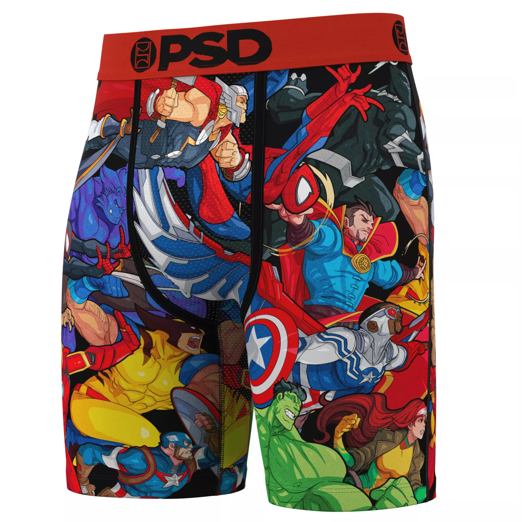 PSD Marvel Squad Boxer Briefs at Spencer's