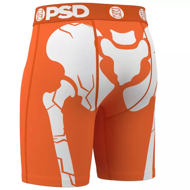 PSD Orange Skeleton Boxer Briefs