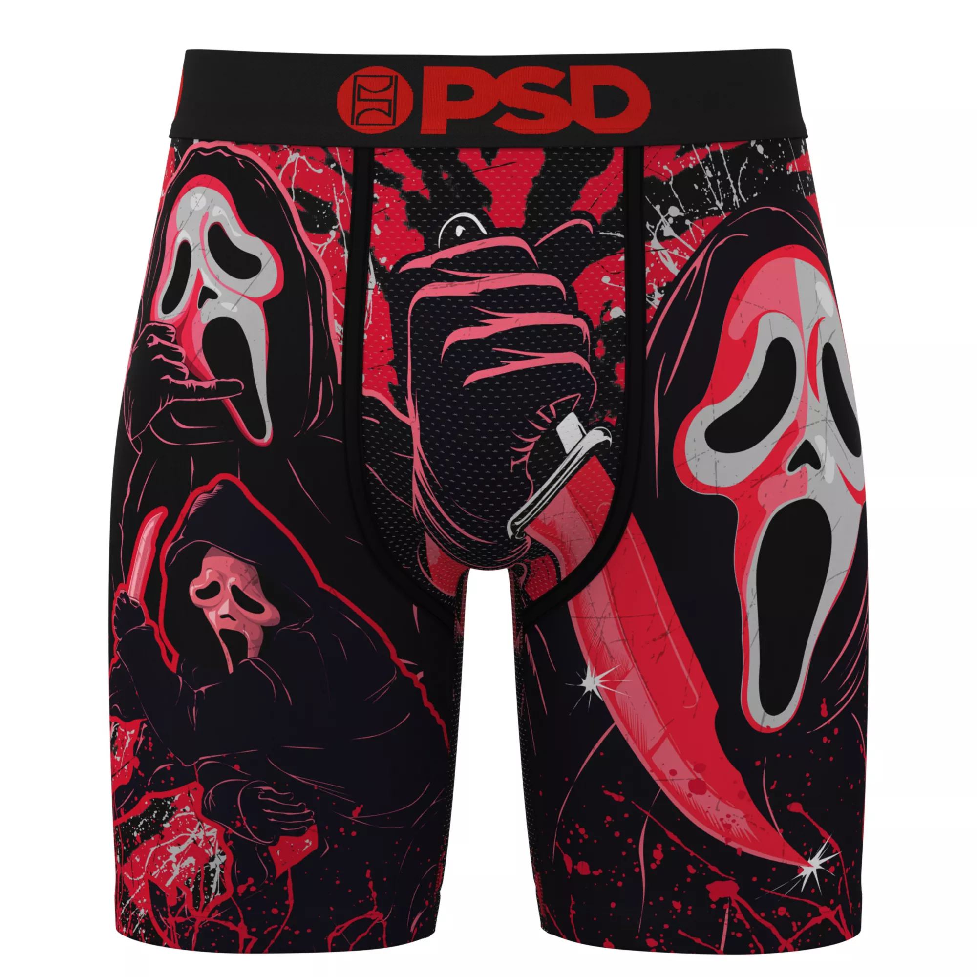 PSD Ghost Face Knife Boxer Briefs at Spencer's