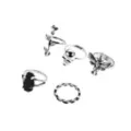 Multi-Pack Flower Skull Stone Rings - 5 Pack at Spencer's