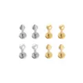 Multi-Pack Spiked and Ball Titanium Labret Lip Rings 8 Pack - 16 Gauge at Spencer's