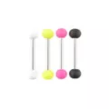 Multi-Pack G23 Titanium Matte Barbells 4 Pack - 14 Gauge at Spencer's