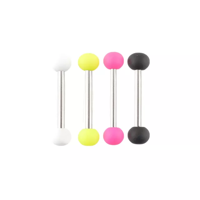 Multi-Pack G23 Titanium Matte Barbells 4 Pack - 14 Gauge at Spencer's