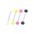 Multi-Pack G23 Titanium Matte Barbells 4 Pack - 14 Gauge at Spencer's