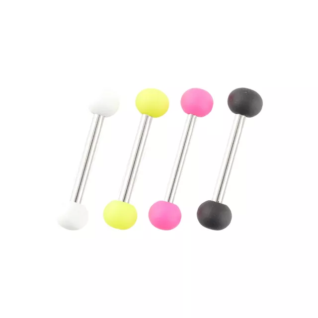 Multi-Pack G23 Titanium Matte Barbells 4 Pack - 14 Gauge at Spencer's