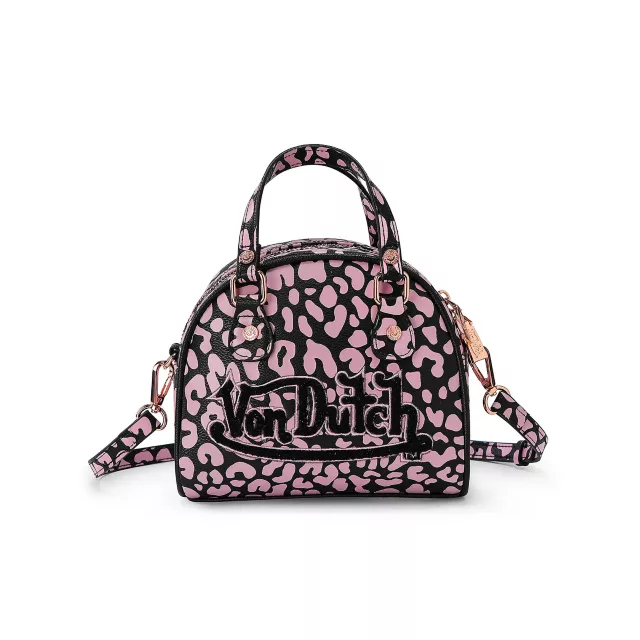 Pink Cheetah Mini Bowling Bag - Von Dutch