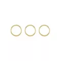 Multi-Pack 14K Gold Plated Hinge Hoops 3 Pack - 20 Gauge at Spencer's