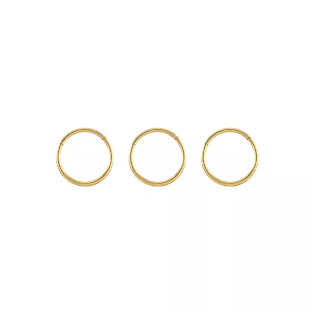 Multi-Pack 14K Gold Plated Hinge Hoops 3 Pack - 20 Gauge at Spencer's