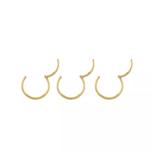 Multi-Pack 14K Gold Plated Hinge Hoops 3 Pack - 20 Gauge at Spencer's