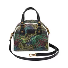 LAガール Von Dutch Neon Logo Black ボウリングバッグ Von Dutch Neon Multi-Logo Bowling Bag