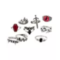 Multi-Pack Dragon Eye and Sword Rings - 9 Pack at Spencer's