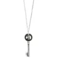 Skull Key Silver-Tone Necklace at Spencer's