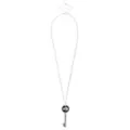 Skull Key Silver-Tone Necklace at Spencer's