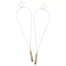 Multi-Pack Bone Apothecary Necklaces - 2 Pack at Spencer's