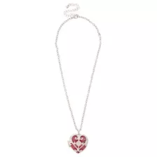 Pink Heart Locket Necklace at Spencer's