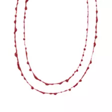 2 Row Blood Drip Chain Choker Necklace at Spencer's