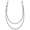 2 Row Black Chain Link Wallet Chain at Spencer's