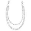2 Row Silver-Tone Link Bike Wallet Chain at Spencer's