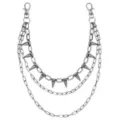 3 Row Spike Bike Wallet Chain at Spencer's