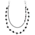 2 Row Black Dice Wallet Chain at Spencer's