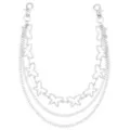3 Row Butterfly Silver-Tone Wallet Chain at Spencer's