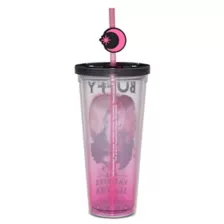Buffy the Vampire Slayer Cup with Straw Topper - 24 oz. at Spencer's